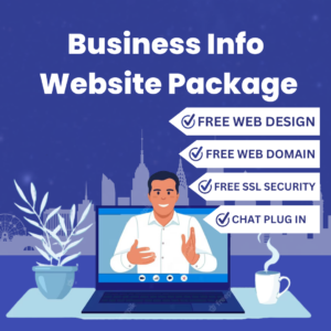 BUSINESS INFO WEBSITE PACKAGE (SALE PRICE, ANNUAL PAYMENT)