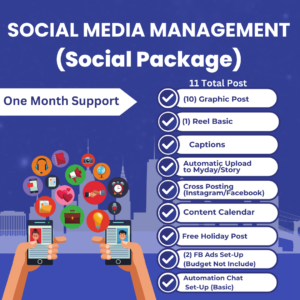 SOCIAL MEDIA MANAGEMENT (SOCIAL PACKAGE)