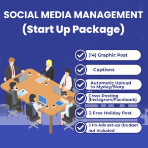 SOCIAL MEDIA MANAGEMENT (START UP PACKAGE)