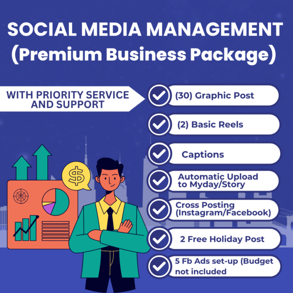 SOCIAL MEDIA MANAGEMENT PREMIUM BUSINESS PACKAGE)