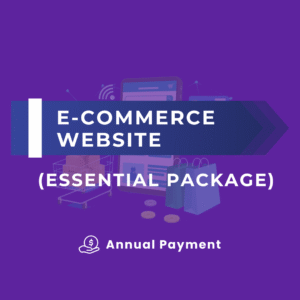 E-COMMERCE WEBSITE (ESSENTIAL PACKAGE) (ANNUAL PAYMENT)