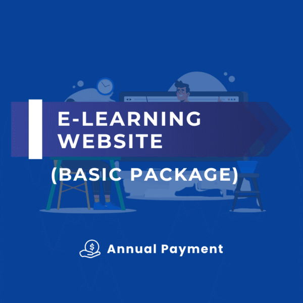 E-LEARNING WEBSITE (BASIC PACKAGE) (ANNUAL PAYMENT)