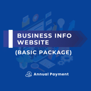 BUSINESS INFO WEBSITE (BASIC PACKAGE) (ANNUAL PAYMENT)